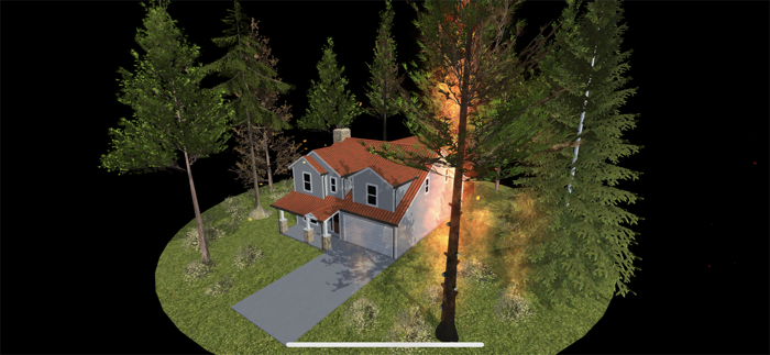 NFPA Wildfire Risk Simulator