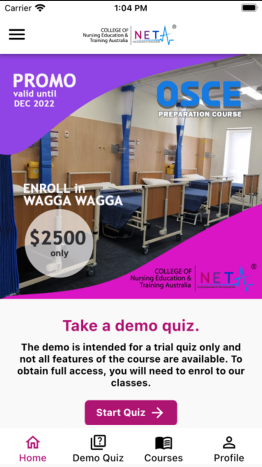 #1. NETA (iOS) 由: College of Nursing Education and Training Australia