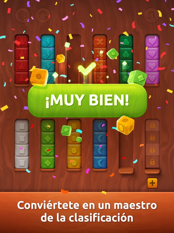 Colorwood Sort Juego de Puzzle screenshot 12