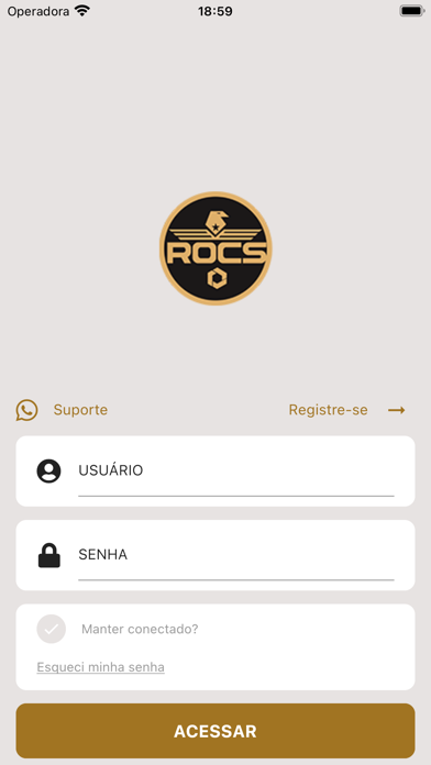 Rocs Segurança Screenshot