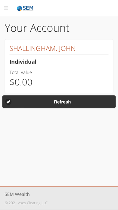 SEM Wealth Screenshot