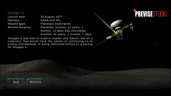 3D Planets and Missions