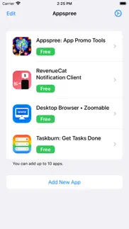 appspree: app promo tools iphone screenshot 1