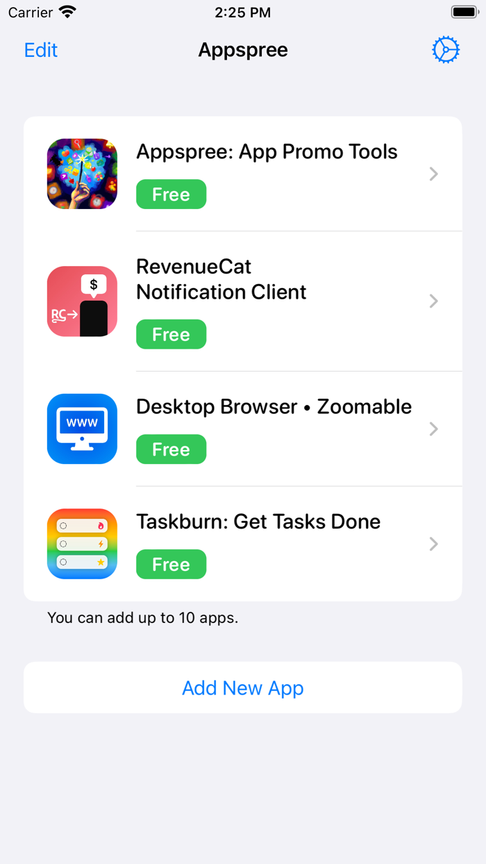 Appspree App Promo Tools