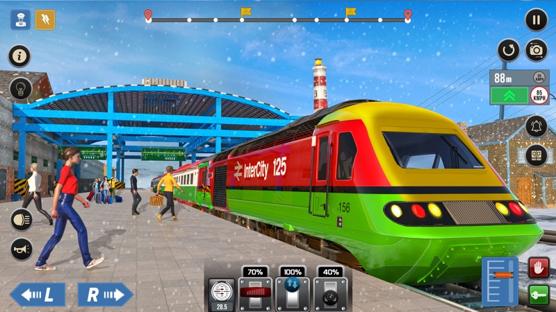 Juegos de tren: simulador de t screenshot 1
