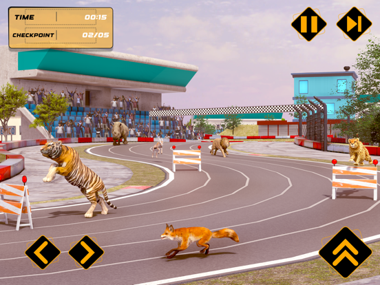 Wild Animal Race Horse Racing iPad screenshot 2 - Games app