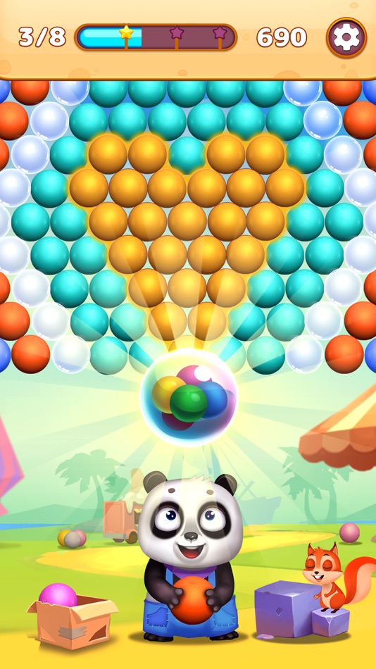 #3. Panda Bubble Shooter Puzzle (iOS) By: Sonat Joint Stock Company