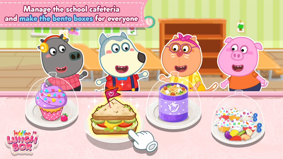 #1. Wolfoo's School Lunch Box (iOS) Podle: WOLFOO LLC