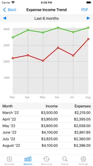 Accounts 3 Checkbook iphone bilder 3