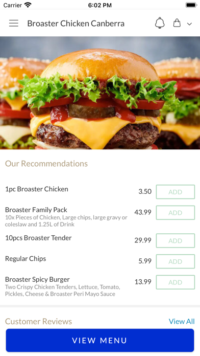 Broaster Chicken Canberra Screenshot