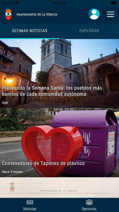 Ayuntamiento de La Alberca Screenshot