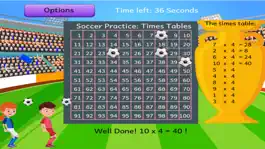 Game screenshot Soccer Times Tables Lite hack