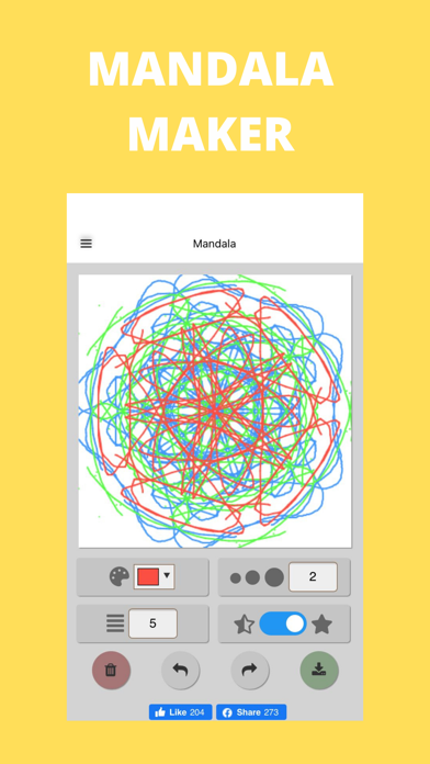 Mandala Maker App Screenshot