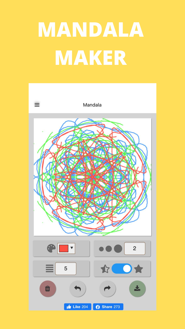 Mandala Maker App