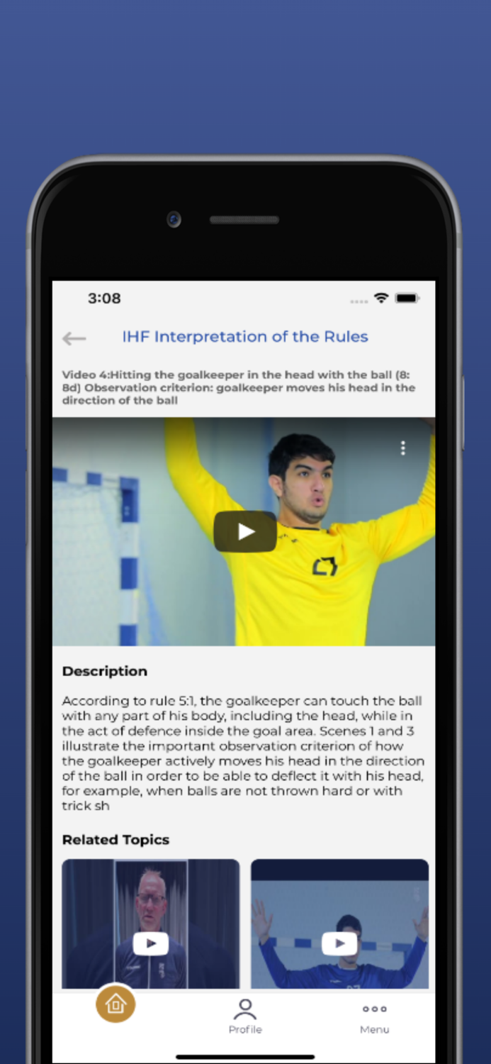 IHF Rule Interpretation