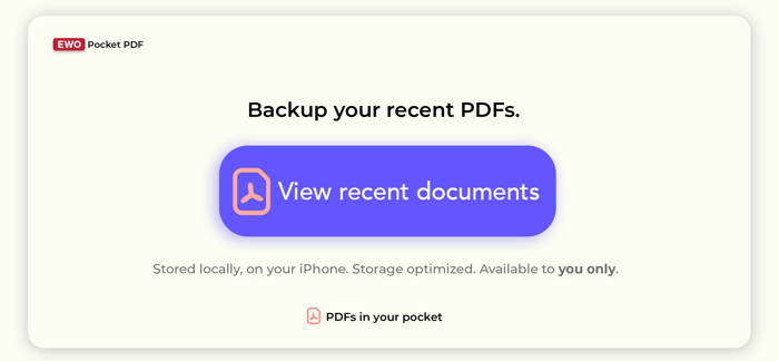 EWO Pocket PDF Scanner