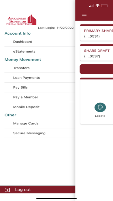 Arkansas Superior FCU Screenshot
