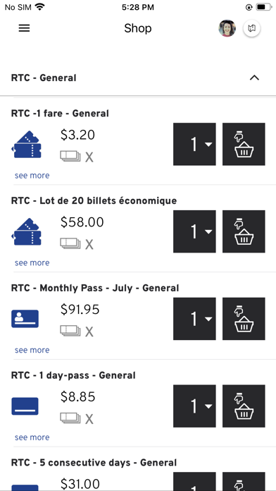 RTC Nomade paiement Screenshot