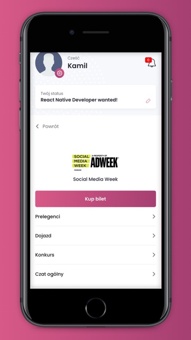 Social Media Week Warsaw Screenshot