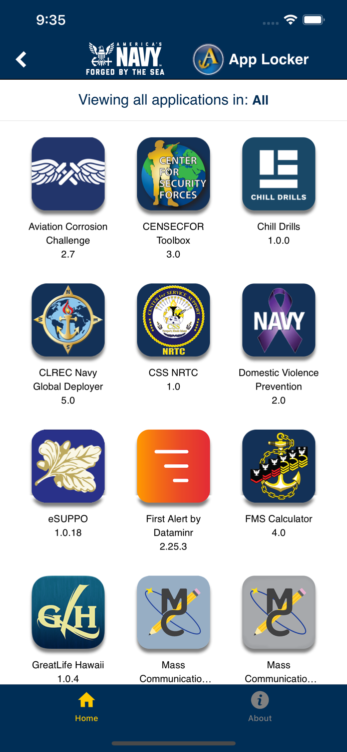 Navy App Locker