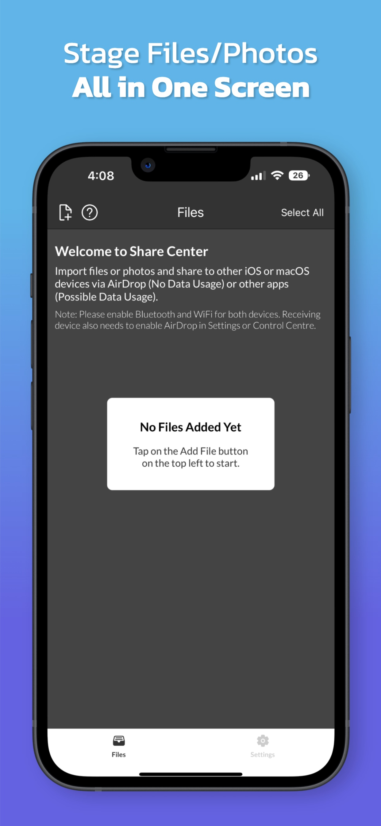 Bluetooth Share Center