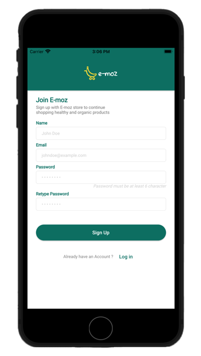 e-moz B2B Screenshot