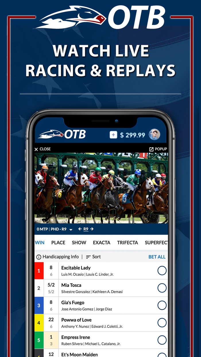 OTB - Horse Race Betting App
