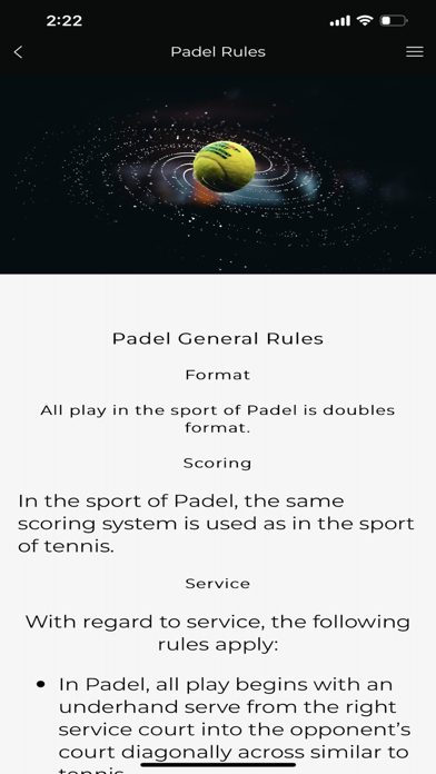 Screenshot 2 of Georgian Padel Federation App