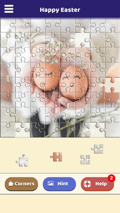 Happy Easter Puzzle Screenshot