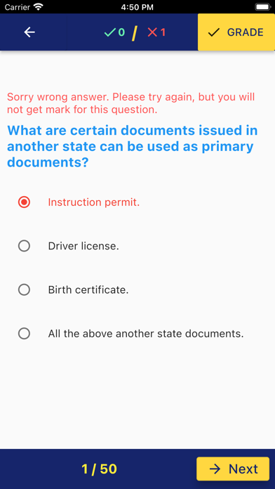 Arizona Basic Driving Test Screenshot