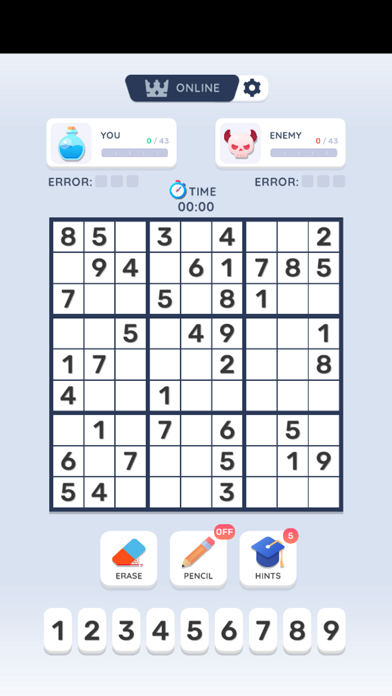 Classic Sudoku Online Screenshot