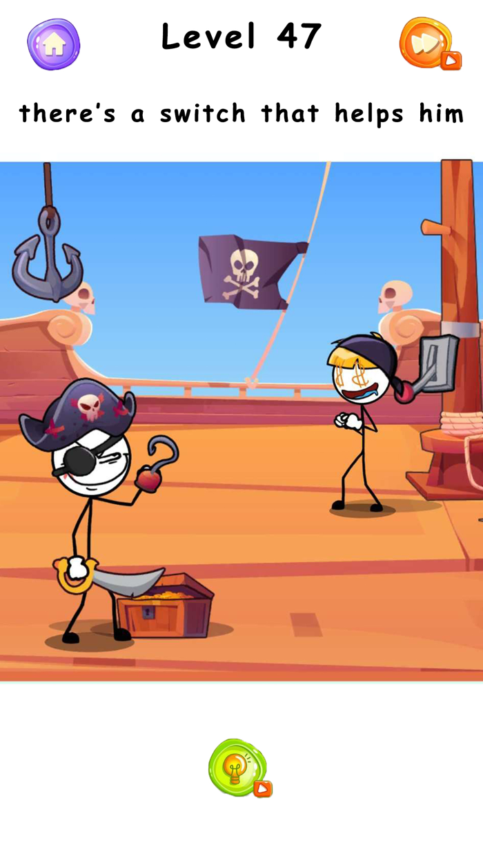 Stickman Troll  Solve Puzzles