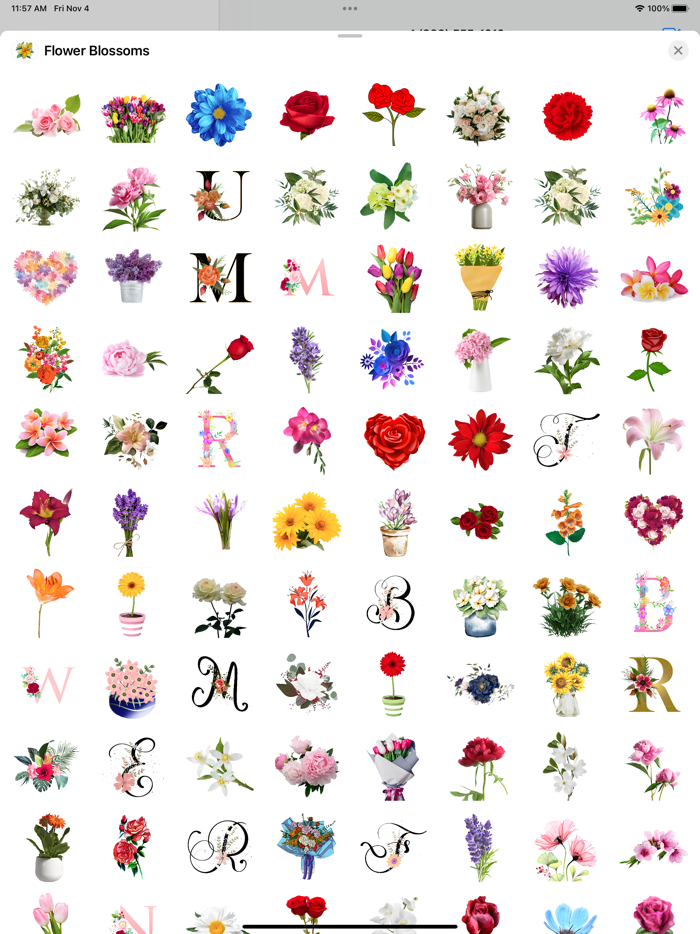 Flower Blossom Stickers HD