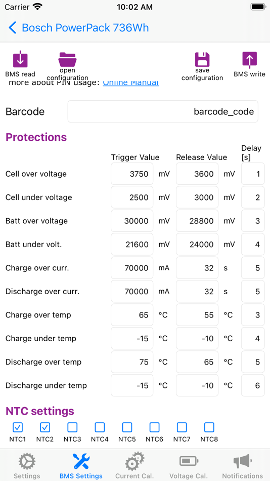 #4. Xiaoxiang BMS (iOS) 由: e77code GmbH