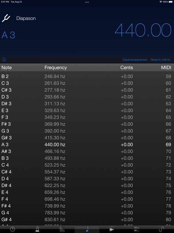 MusicMath iPad screenshot 4 - Music app