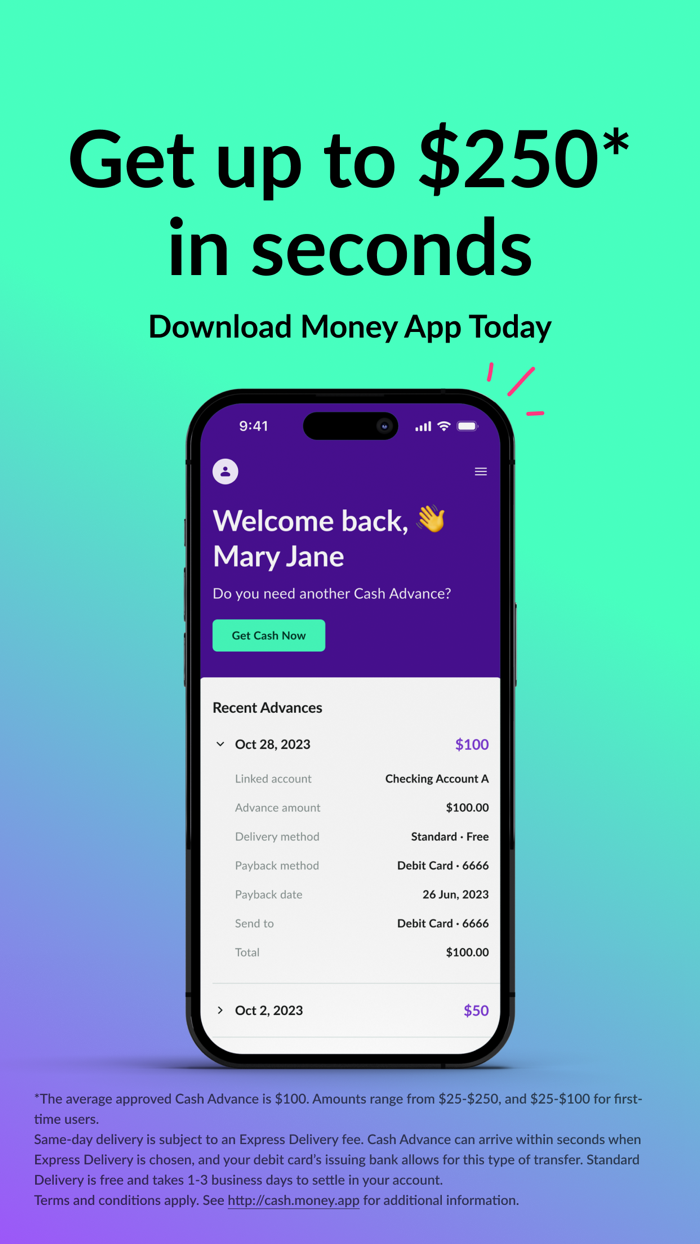 Money App - Cash Advance