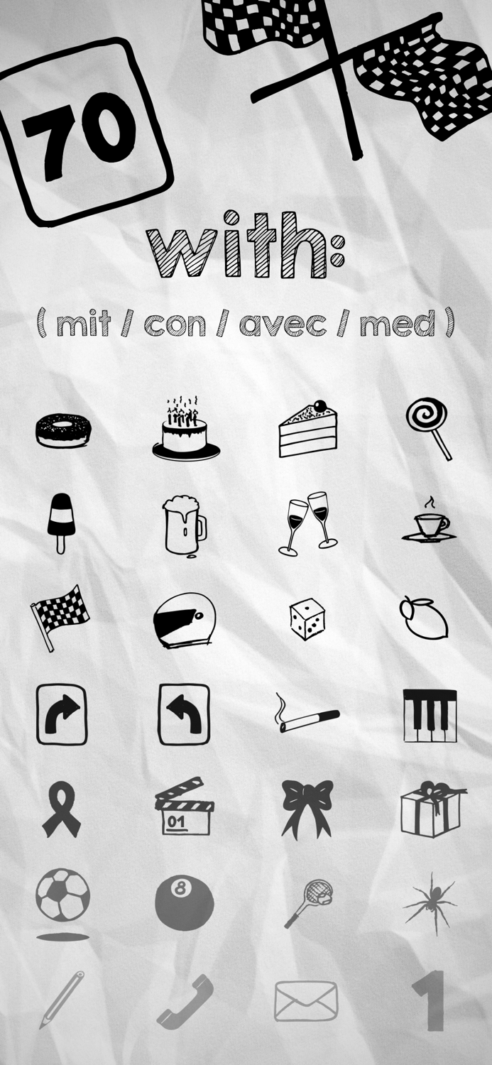 70 Doodle Emoji Symbols