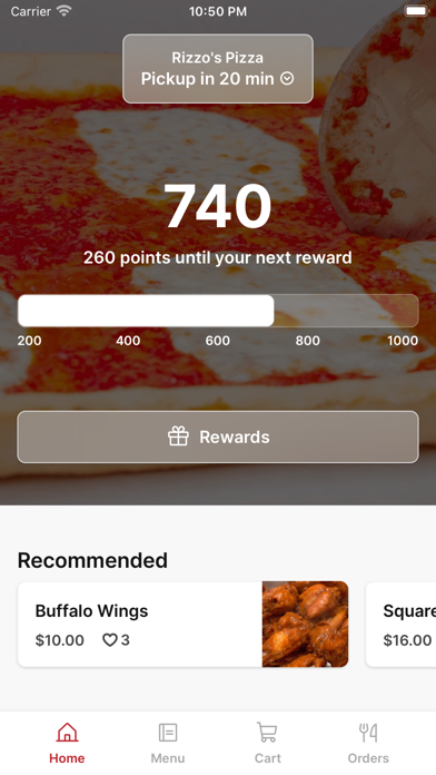Rizzo's Pizza Screenshot