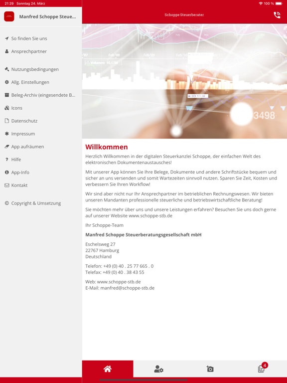 Screenshot #4 pour Manfred Schoppe Steuerberatung