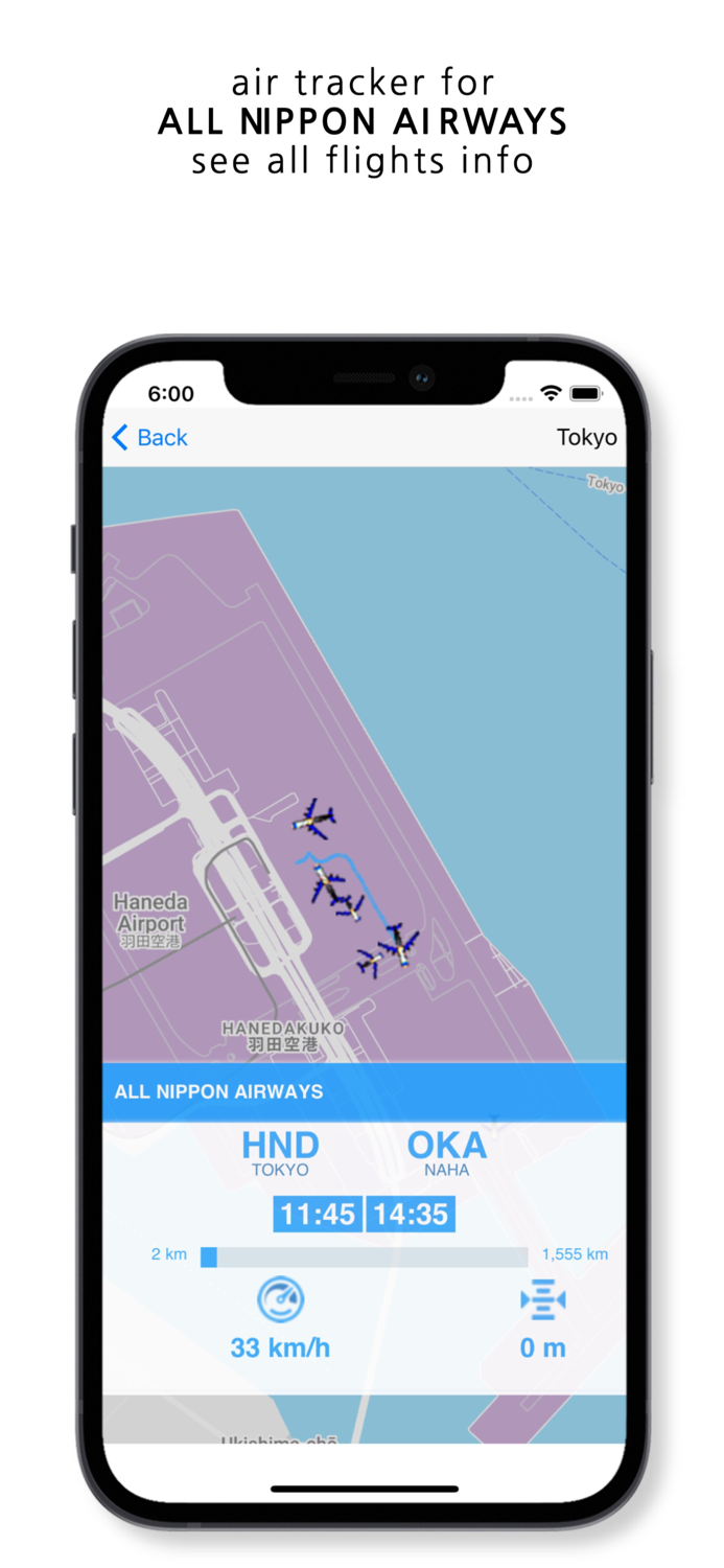 Tracker For All Nippon Airways