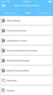 learn skeletal system iphone screenshot 3