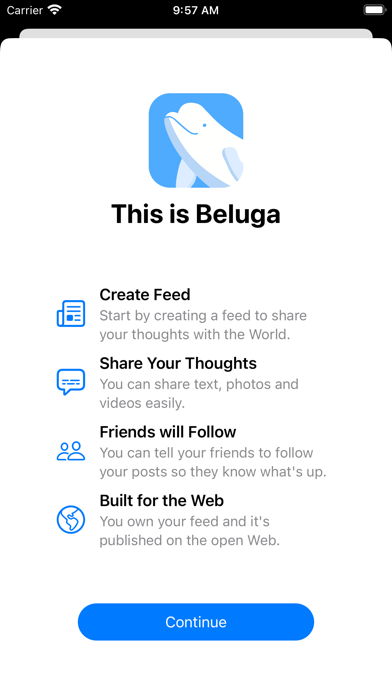 Beluga Social Screenshot