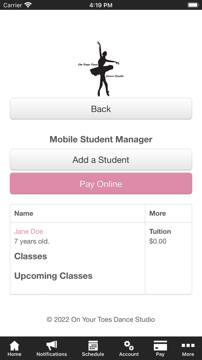 On Your Toes Dance Studio