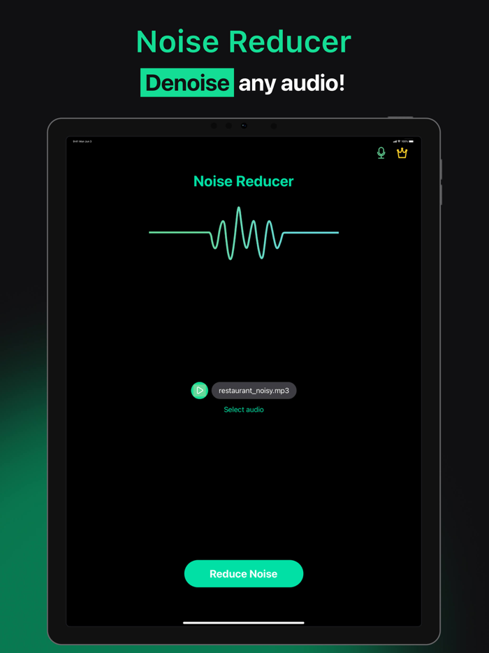 Noise Reducer Denoise Audio