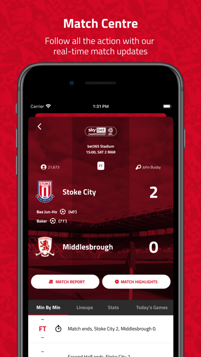 Stoke City FC Screenshot