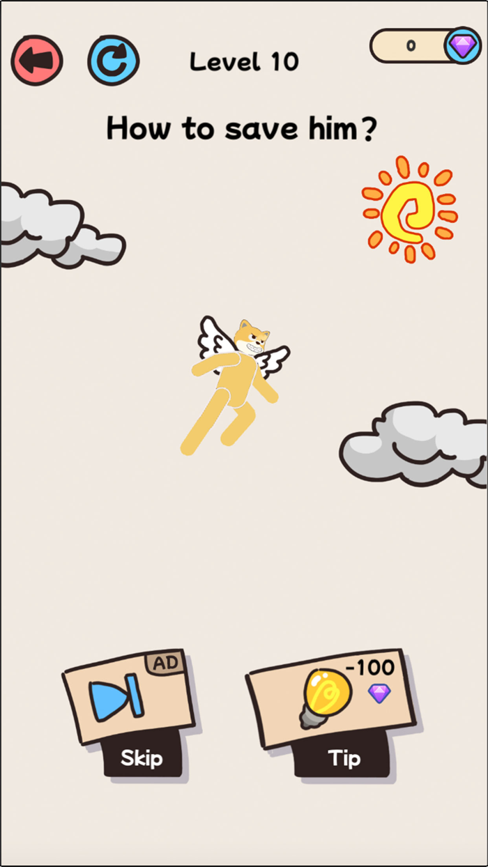 Protect the dog  draw to save