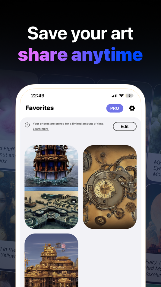 #5. DARWIN・AI Art Generator・Paint (iOS) Podle: Niyaz Vakhpiev
