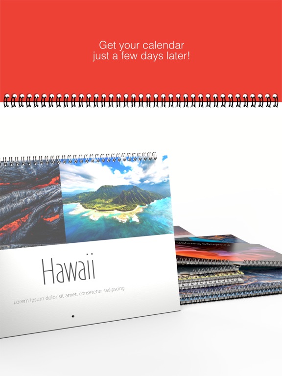 friedmann photo calendars iPad screenshot