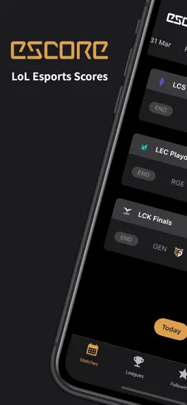 Game screenshot eScore - LoL Esports Scores mod apk