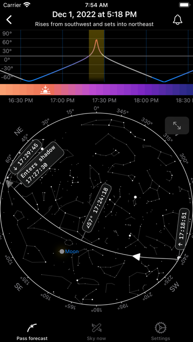 Satellite Forecast Screenshot
